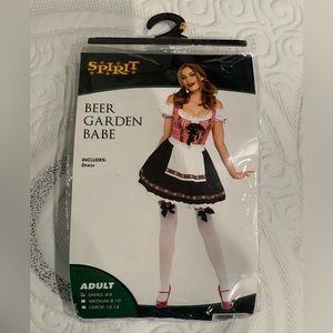 Oktoberfest Beer Garden Babe Costume from Spirit Halloween, Adult Small (4-6)